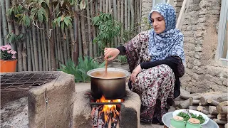 The best barley soup in a country house