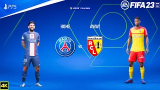 FIFA 23 - PSG Vs RC Lens - Ligue 1 Uber Eats 2022/23 | PS5™ Next Gen [4K60]