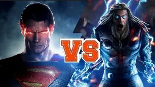 Marvel vs DC | Tor Odinson vs Supermen. kim kuchli #tor_vs_supermen #marvel_vs_dc #batll #kim_kuchli