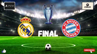 MODO CARRERA ( FIFA 23 PS4) FINAL ( REAL MADRID VS BAYERN MUNICH ) UEFA CHAMPIONS LEAGUE