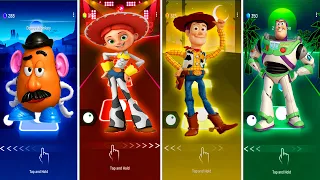 TOY STORY🔴POTATO🔵JESSY🟢WOODY🟡BUZZ LIGHTYEAR 🔮🎵TILES HOP EDM RUSH 🔮🎵