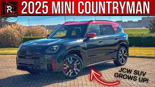 The 2025 Mini Countryman JCW Is A "Big" Mini With Some Serious Underhood Muscle