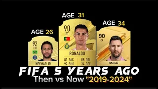 This is what FIFA looks like after 5 years😱 || then vs now FIFA #youtube
