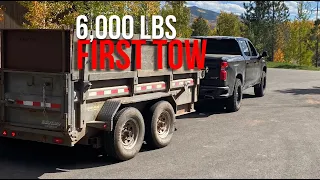 First Heavy Tow With My 2019 Silverado - Towing 6,000lbs