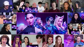 K/DA - MORE | Music Video League of Legends Reactions Mashup