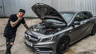 MODIFYING MY CHEAP MERCEDES A45 AMG