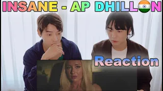 Korean singers' reactions to cool Indian Hip Hop🇮🇳INSANE - AP DHILLON⎮AOORA & hennessyan