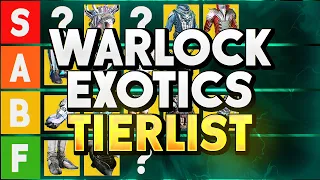 EVERY Warlock Exotic: Ranked & Explained (Pve & PvP) - Destiny 2