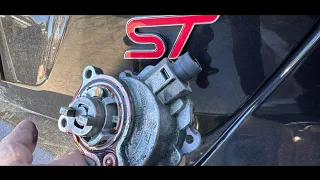 Ford Focus ST Vacuum Pump DiY and Spark Plugs Removal