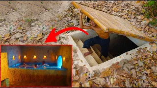 70Days Building Underground Temple House & Water Slide To Underground Temple Swimming Pool