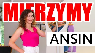 🤔 Mierzymy ANSIN ubrania od ZOPHIA STYLISTKA  [pierwszy haul zakupowy z ANSIN]