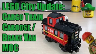 LEGO City Update - Cargo Train - Caboose Brake Van MOC 10014 🚆🏹