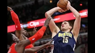 Nikola Jokic at Bulls (03/21/2018) - 21 Pts, 7 Rebs, 5 Ast, 9-11 FGM, IN 3 Q's!