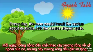 The Proud Rose | English fairy Tales | English Stories  | Learn English with Fresh talk