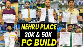 20K PC BUILD & 50K PC BUILD Offline in Nehru Place Delhi #tech_cosmos