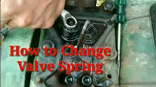 How to Removing Valve Springs