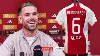 Jordan Henderson fronts media at Ajax press conference 🚨