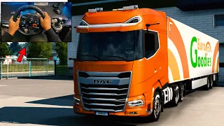 2021 DAF XG - Euro Truck Simulator 2 (Steering Wheel + Paddle Shifter)  Gameplay