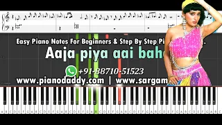 Ek Do Teen (Tezaab) Piano Tutorial And Piano Notes