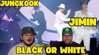 BTS Jungkook and Jimin - Black or White | Michael Jackson Dance Cover REACTION