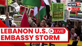 Gaza Hospital Attack LIVE | Protest Outside US Embassy In Lebanon Against US Support To Israel N18L