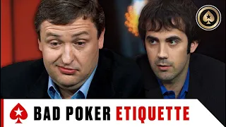 Bad Poker Etiquette followed by KARMA: Tony G vs Jason Mercier  ♠️ Best of The Big Game ♠️PokerStars