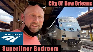 Riding Amtrak's City of New Orleans | Superliner Bedroom | New Orleans to Chicago