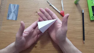 Jak zrobić ostrosłup prawidłowy trójkątny (od zera, z wymiarami)