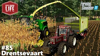 MAÏS HAKSELEN 🌾| Drentsevaart #85 | FS22