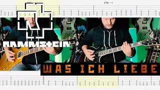 Rammstein - Was Ich Liebe Guitar Cover |TAB| |LESSON| |TUTORIAL| |DROP D|