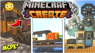 Create Mod For Minecraft Pe 1.19 || Create Mod For Minecraft Pocket Edition|| MCPE