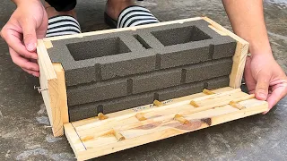 Design Molds and Create Ttemplates For Rectangular Hole Bricks That Are Easy To Make at Home