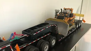 Italeri freightliner and custom lowboy w/ dozer