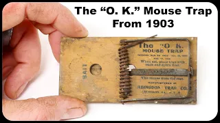 The "O.K." Mouse Trap. A Rare William Hooker Mouse Trap From 1903 - Moustrap Monday
