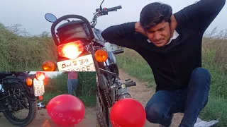 Balloon vs Bullet Bike Silencer || Monster  Super Big Size Ballon || Indian Hacker Parveen ||