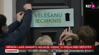 Mēneša laikā mandātu nolikuši vismaz 12 pašvaldību deputāti