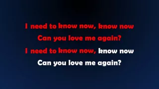 John Newman - Love Me Again Karaoke