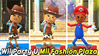 Wii Party U Mii Fashion Plaza gameplay | Hiromi Vs Haixiang Vs Xiao-Tong Vs Hiromi | AlexGamingTV