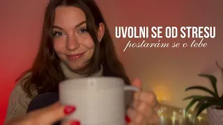 ASMR na uvolnění od stresu ☁️ péče o tebe💆🏻‍♀️