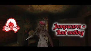 The Natalie horror game | Jumpscares + Bad Ending