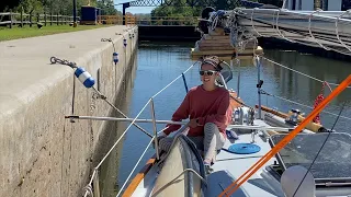 EP. 5 Cruising is WHAT? Traveling the Erie Canal in a SMALL Sailboat // Sylvan Beach - Little Falls