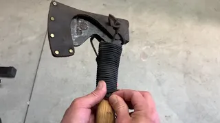 How to make an Axe Handle Guard with Paracord