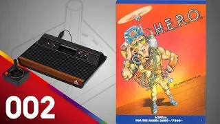 H.E.R.O. (Levels 1 to 20 + 1 PRO) [002] Atari 2600 Longplay/Walkthrough/Playthrough (FULL GAME)