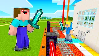 Sbriser vs Noob: BATTAGLIA BASE PIÙ SICURA Su Minecraft!