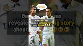 Bale's SHOCKING story about Ronaldo 😳 #football