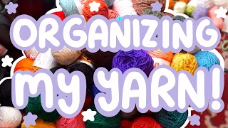 Organizing My Yarn AGAIN!!