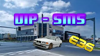 VIP - SMS, ale to muza do straszenia przechodniów BMW E36 316i ///DEBICA FRIGO 195/65/R15 MIX