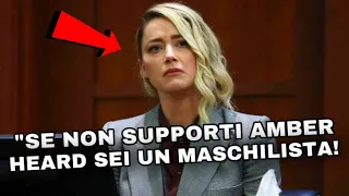 Le FEMMINISTE SONO FURIOSE perché NESSUNO SUPPORTA AMBER HEARD