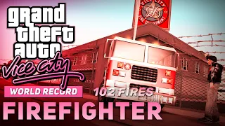 GTA: Vice City на 100% #31: Firefighter - World Record (102 fires; WR).