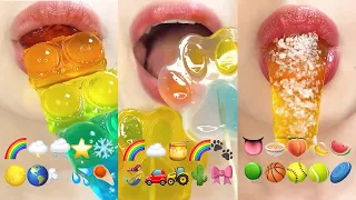 asmr 1HOUR EMOJI FOOD CHALLENGE (TIKTOK COMPILATION) MUKBANG 1시간 틱톡 이모지 먹방 eating sounds